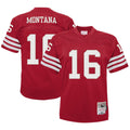 Infant Mitchell & Ness San Francisco 49ers Joe Montana Scarlet 1990 Retired Legacy NFL Jersey