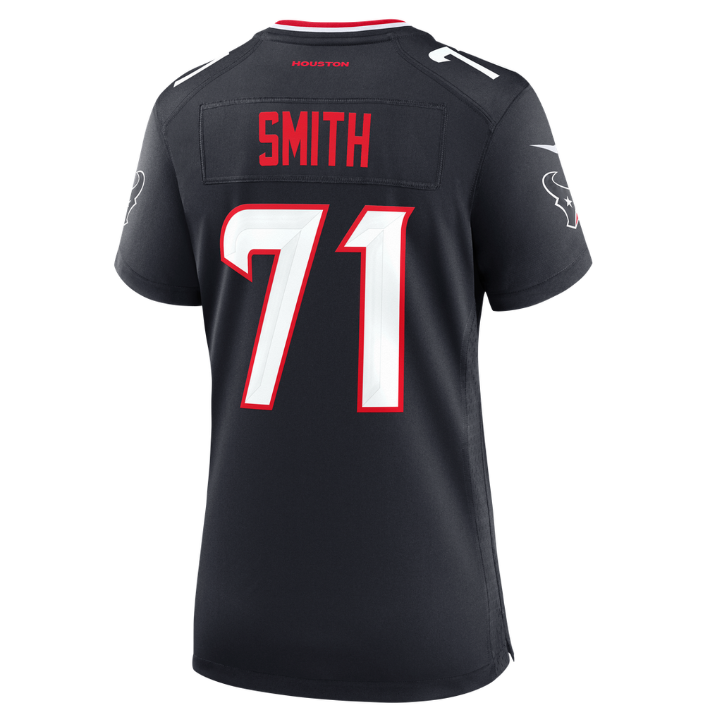 Women's Nike Houston Texans Braden Smith Navy Team Game NFL Jersey