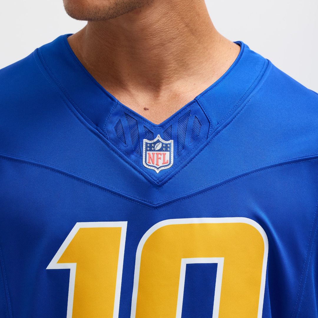 Men's Nike Los Angeles Chargers Justin Herbert Royal Vapor F.U.S.E. Limited NFL Jersey