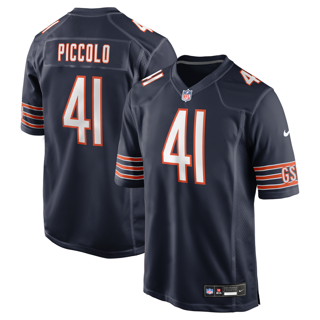 Men's Nike Chicago Bears Brian Piccolo Navy Game Retired Player NFL Jersey
