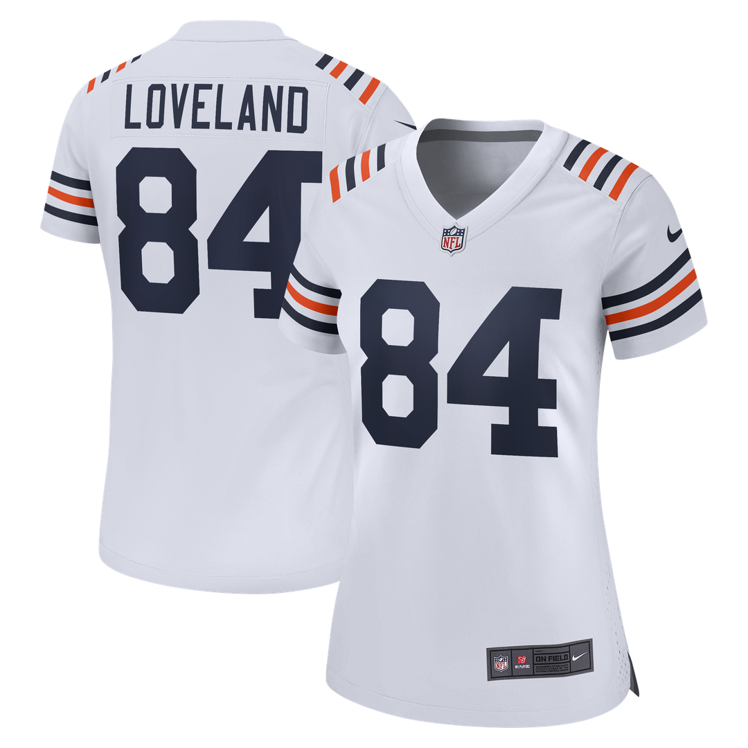 Women's Nike Chicago Bears Colston Loveland Navy Team Game NFL Jersey