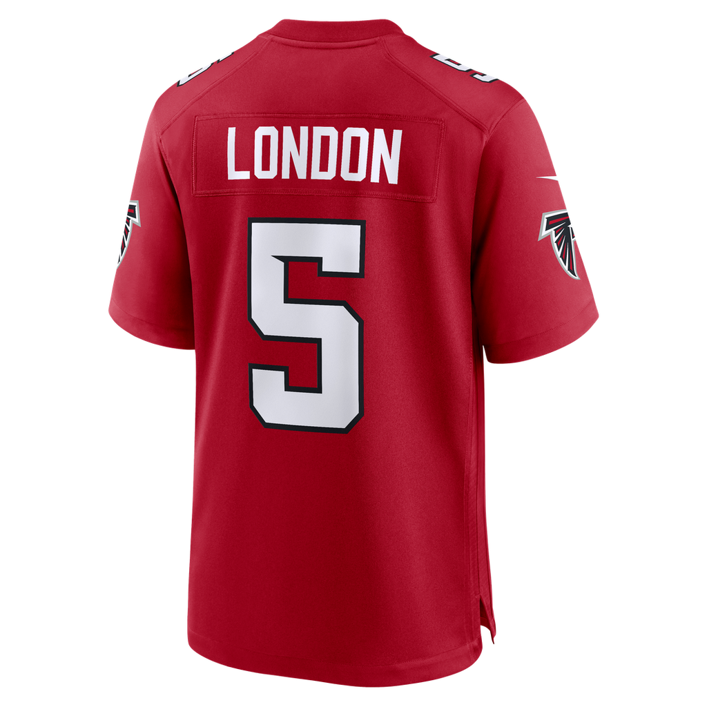 Men's Nike Atlanta Falcons Drake London Red Game NFL Jersey