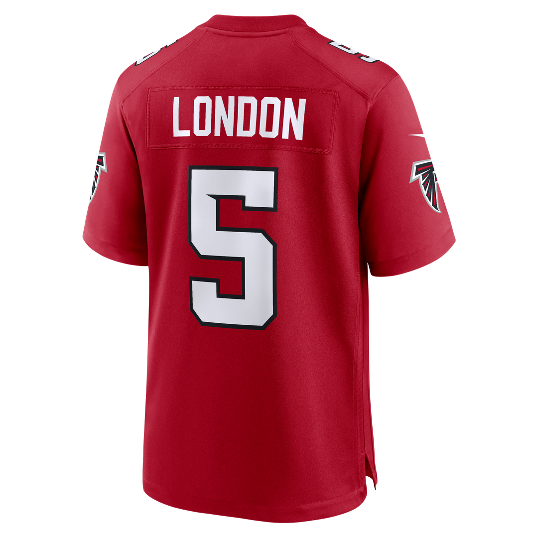 Men's Nike Atlanta Falcons Drake London Red Game NFL Jersey