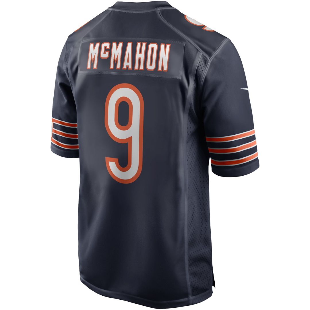Men's Nike Chicago Bears Jim McMahon Navy Game Retired Player NFL Jersey