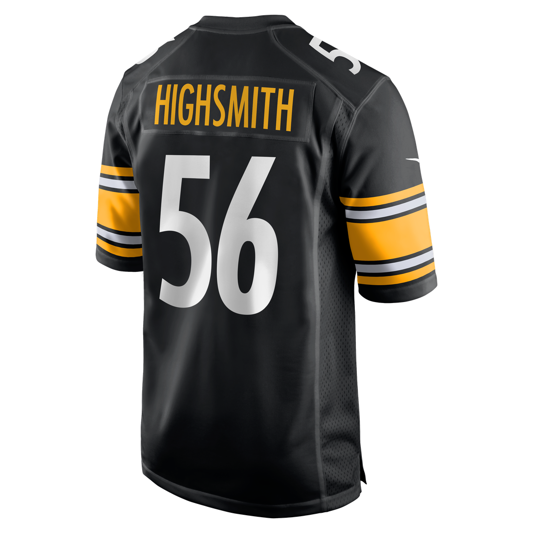 Men's Nike Pittsburgh Steelers Alex Highsmith Black Game NFL Jersey