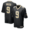 Men's Nike New Orleans Saints Drew Brees Black Team Game NFL Jersey