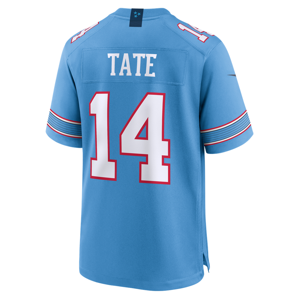 Men's Nike Tennessee Titans Carnell Tate Light Blue 2026 NFL Draft First Round Pick No. 4 Team Game NFL Jersey