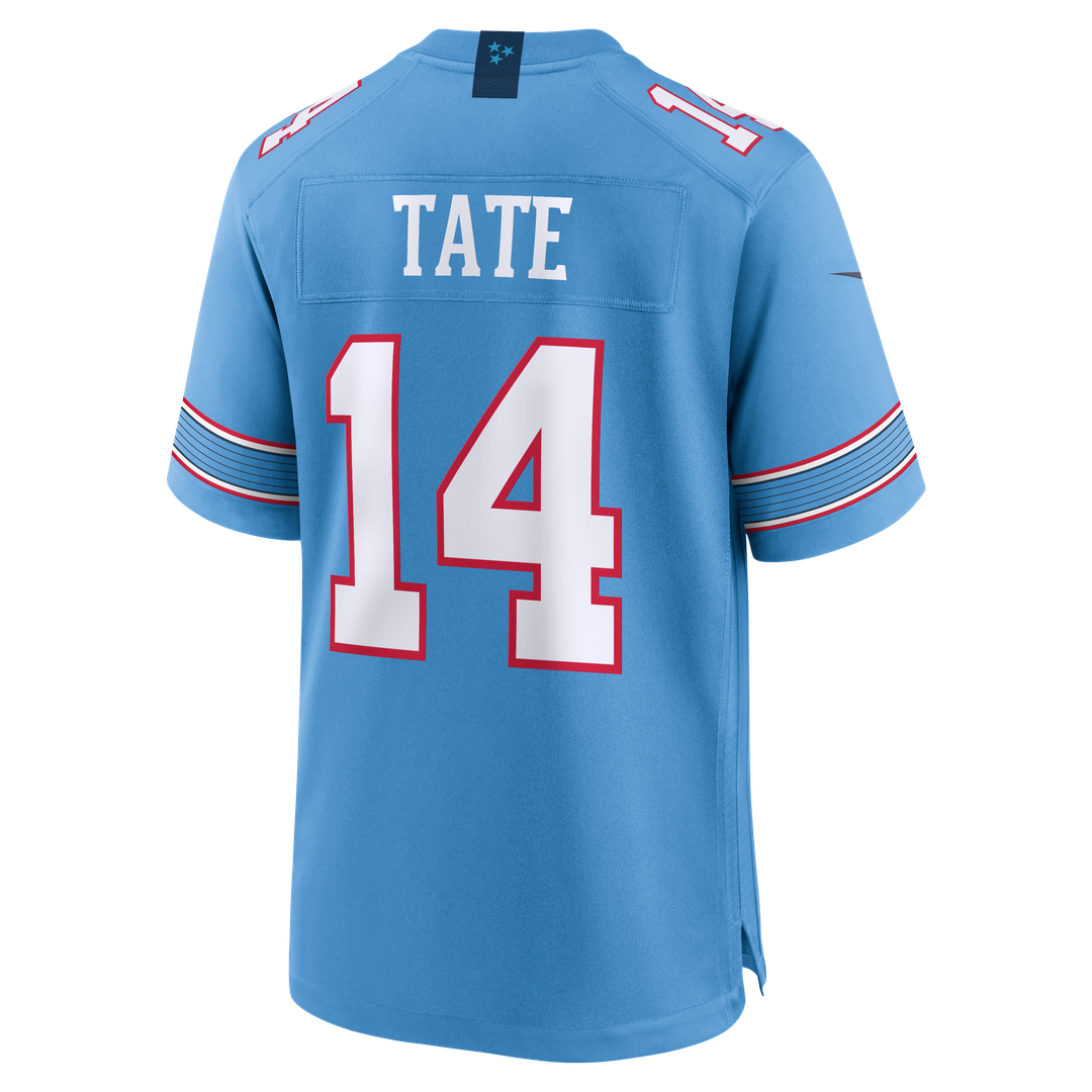 Men's Nike Tennessee Titans Carnell Tate Light Blue 2026 NFL Draft First Round Pick No. 4 Team Game NFL Jersey