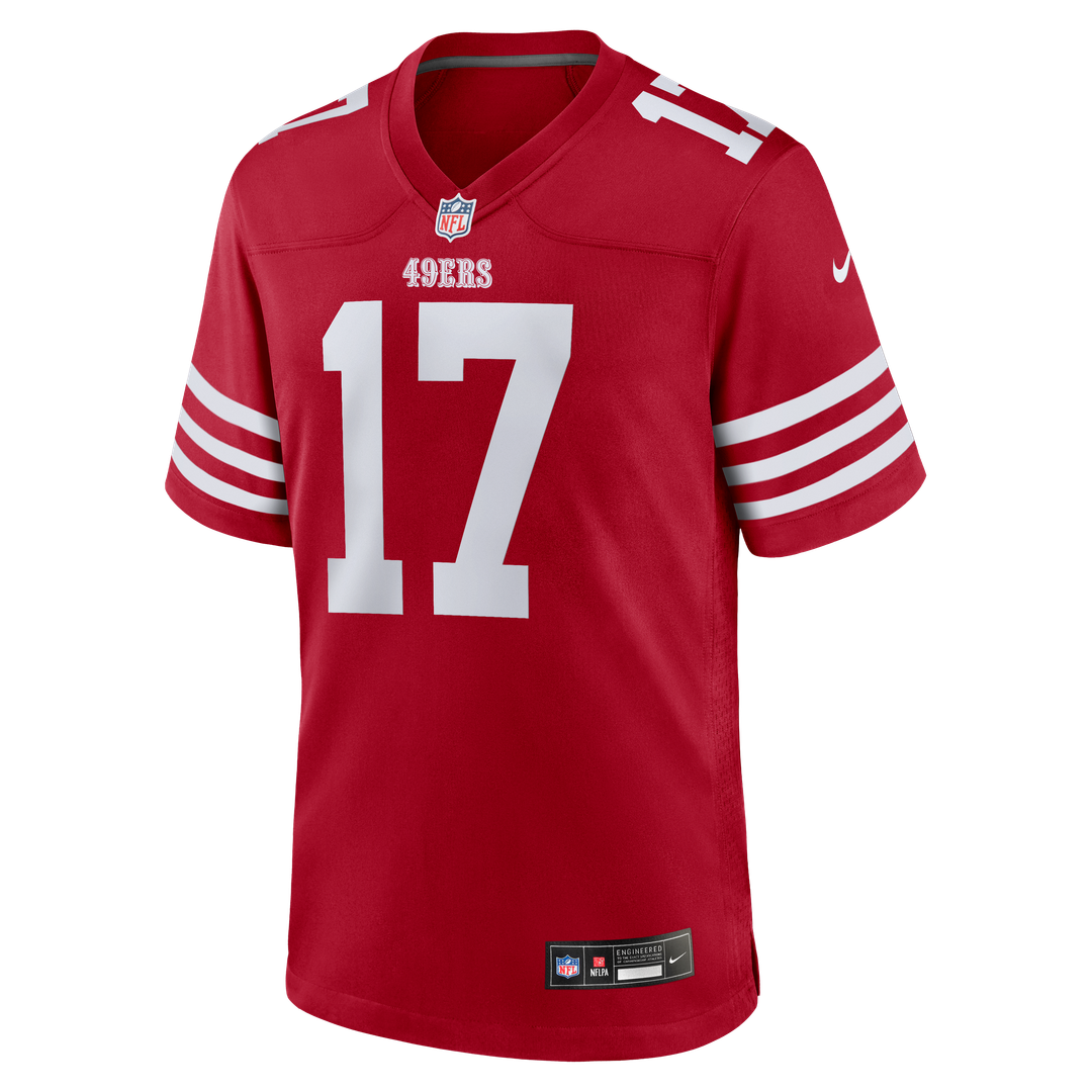 Men's Nike San Francisco 49ers Jordan Watkins Scarlet Team Game NFL Jersey