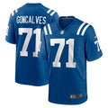 Men's Nike Indianapolis Colts Matt Goncalves Royal Game NFL Jersey