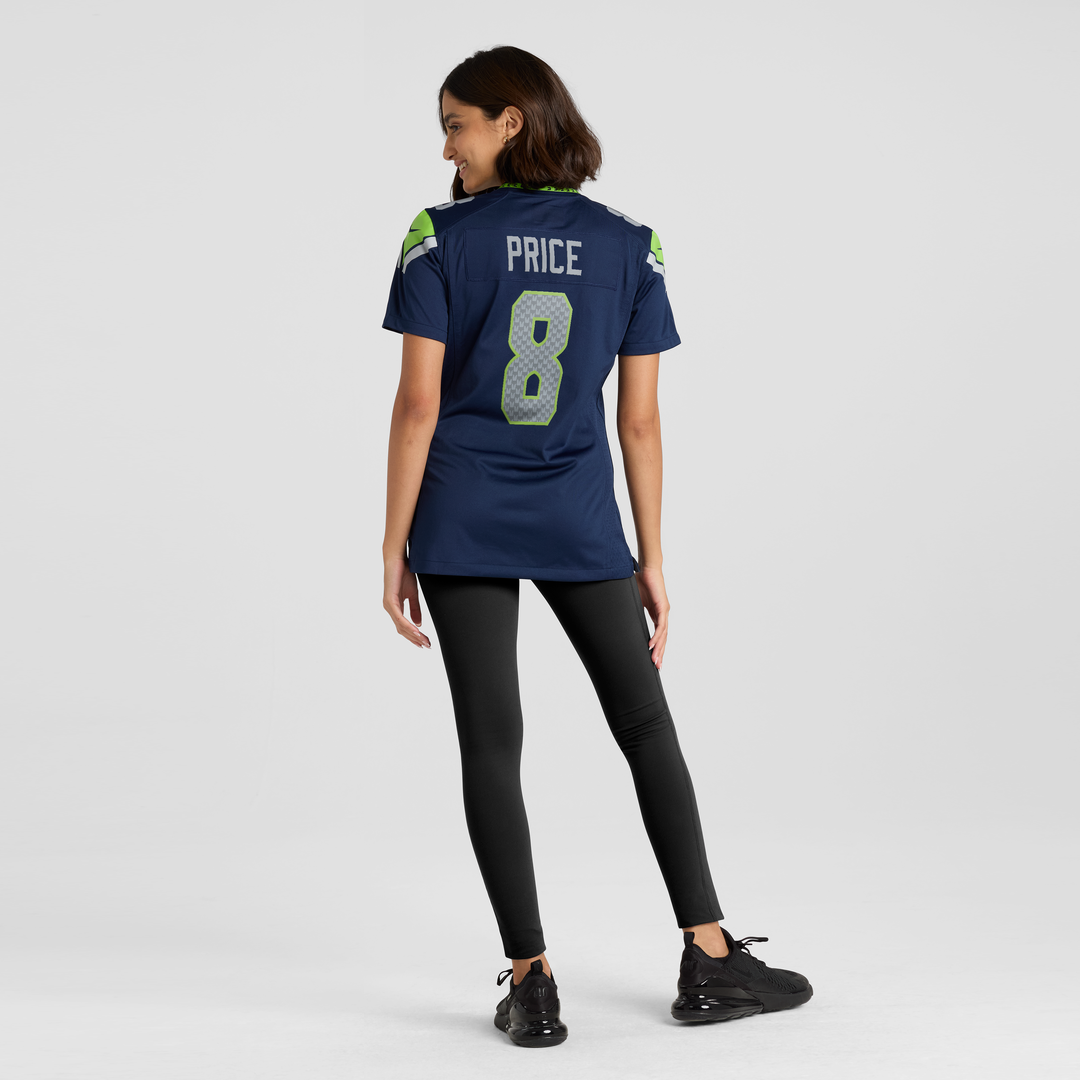 Women's Nike Seattle Seahawks Jadarian Price College Navy Team Game NFL Jersey