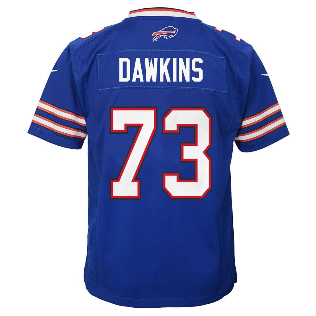 Youth Nike Buffalo Bills Dion Dawkins Royal Team Game NFL Jersey