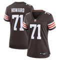Women's Nike Cleveland Browns Tytus Howard Brown Team Game NFL Jersey