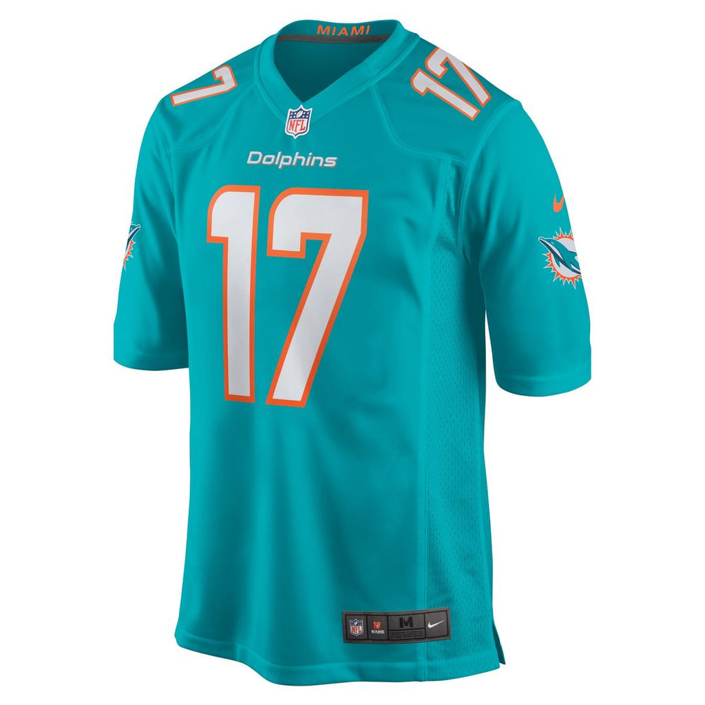Youth Nike Miami Dolphins Jaylen Waddle Aqua Game NFL Jersey