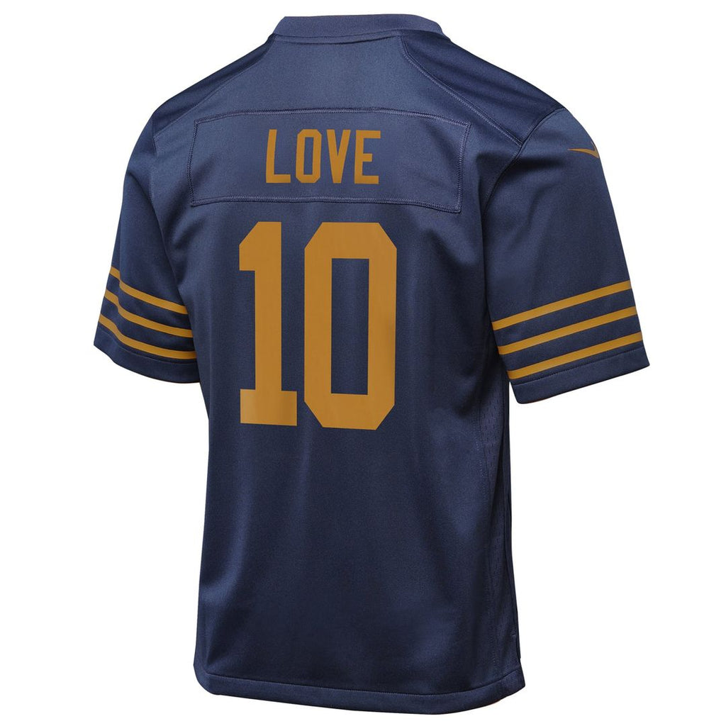 Youth Nike Green Bay Packers Jordan Love Green Game NFL Jersey