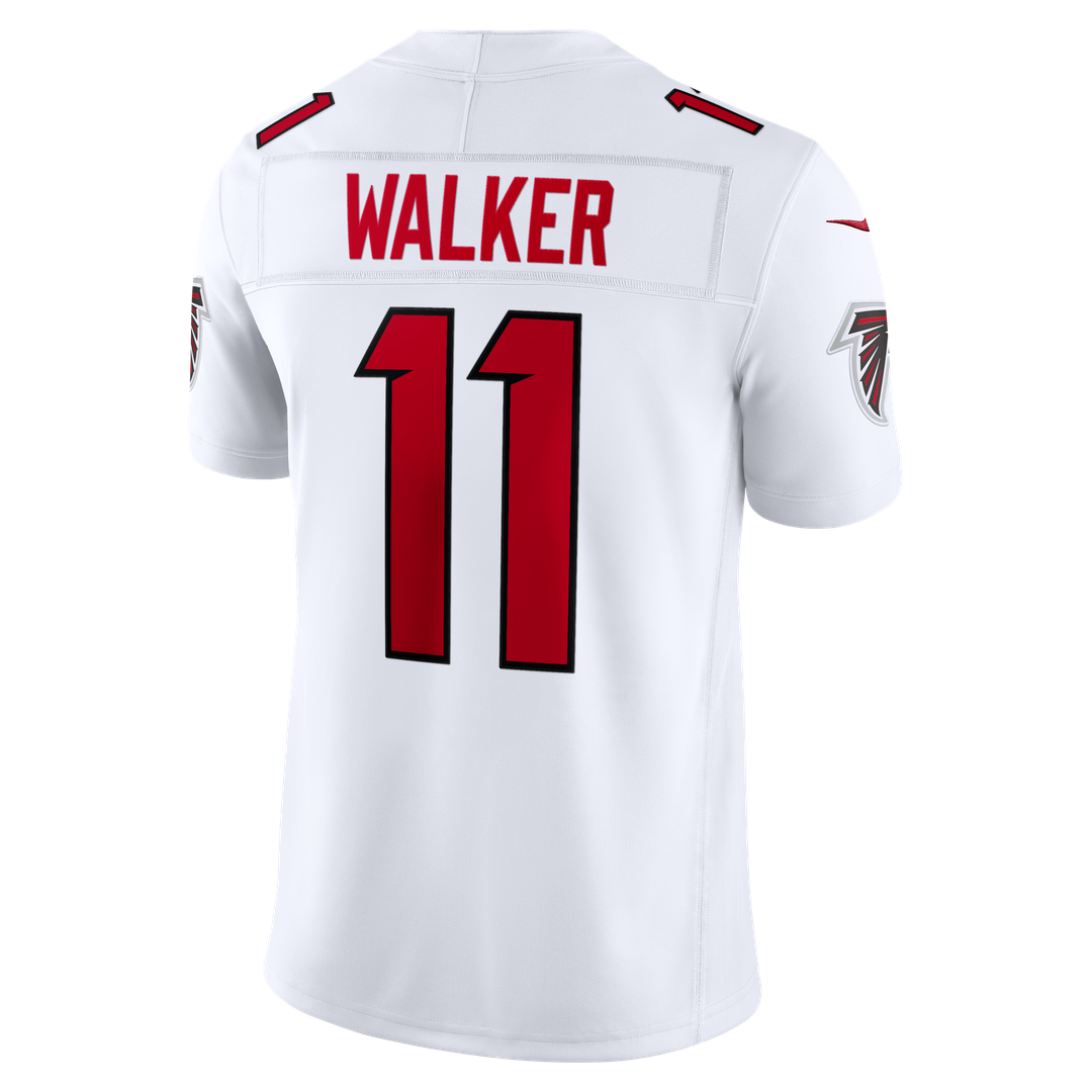 Men's Nike Atlanta Falcons Jalon Walker White Vapor F.U.S.E. Stitched Limited NFL Jersey