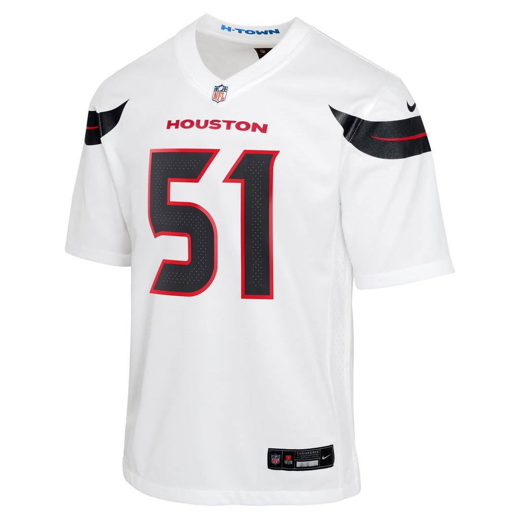 Youth Nike Houston Texans Will Anderson Jr. White Game NFL Jersey
