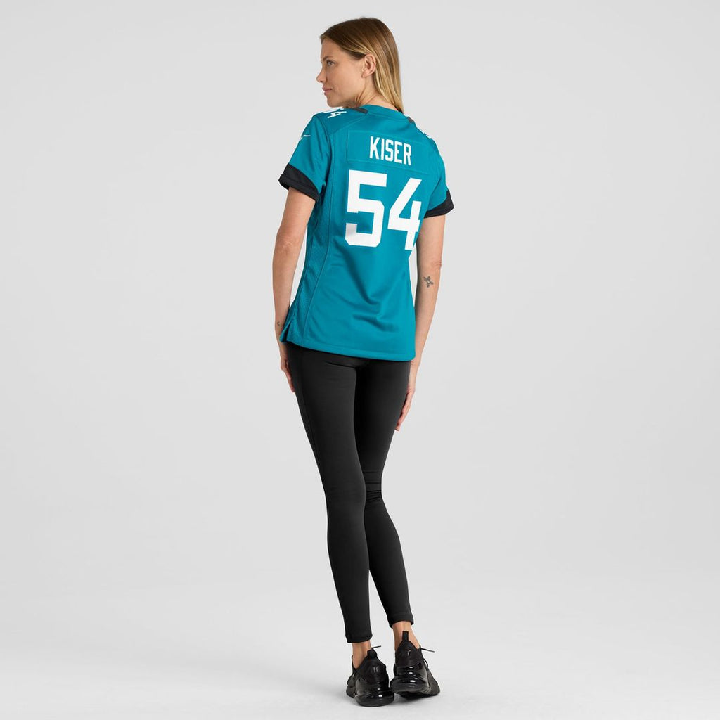 Women's Nike Jacksonville Jaguars Jack Kiser Teal Team Game NFL Jersey