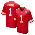 Men's Nike Kansas City Chiefs Xavier Worthy Red Player Game NFL Jersey