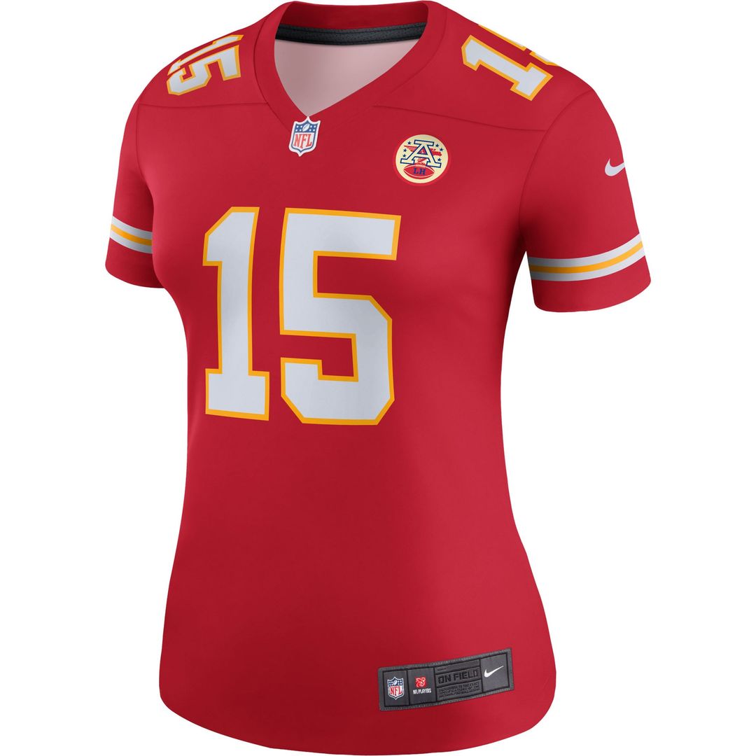 Women's Nike Kansas City Chiefs Patrick Mahomes Red Legend Player NFL Performance Top