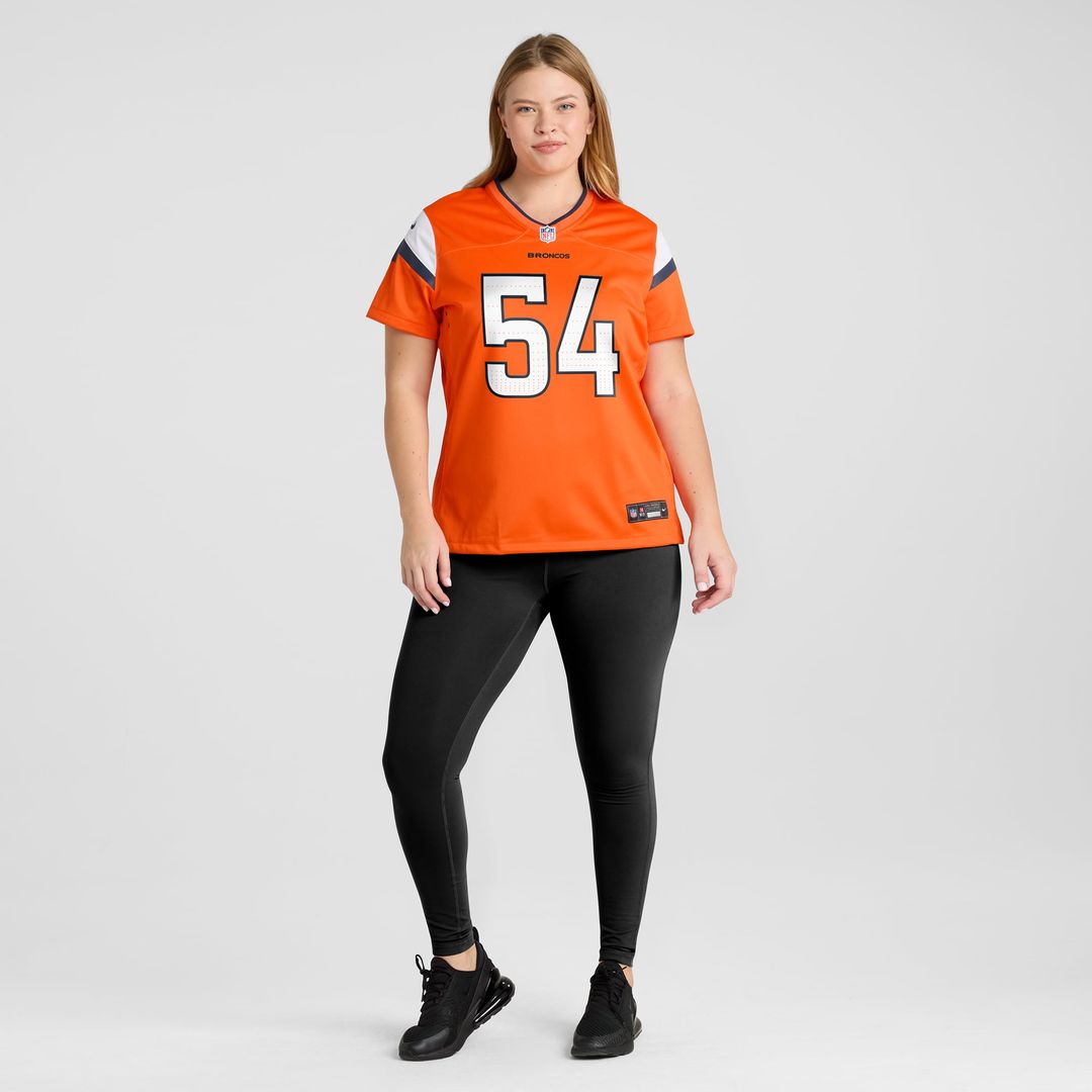 Women's Nike Denver Broncos Alex Forsyth Orange Team Game NFL Jersey