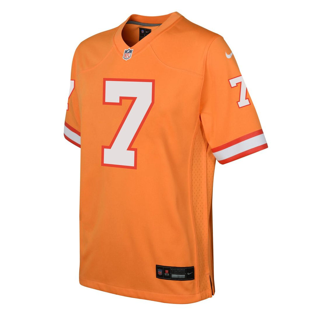 Youth Nike Tampa Bay Buccaneers Bucky Irving Orange Alternate Game NFL Jersey