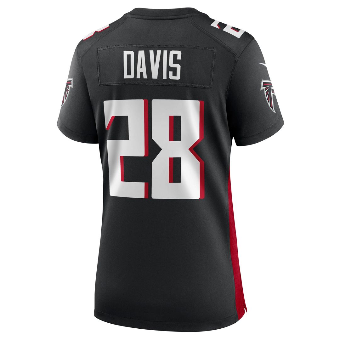 Women's Nike Atlanta Falcons Mike Davis Black Game Player NFL Jersey