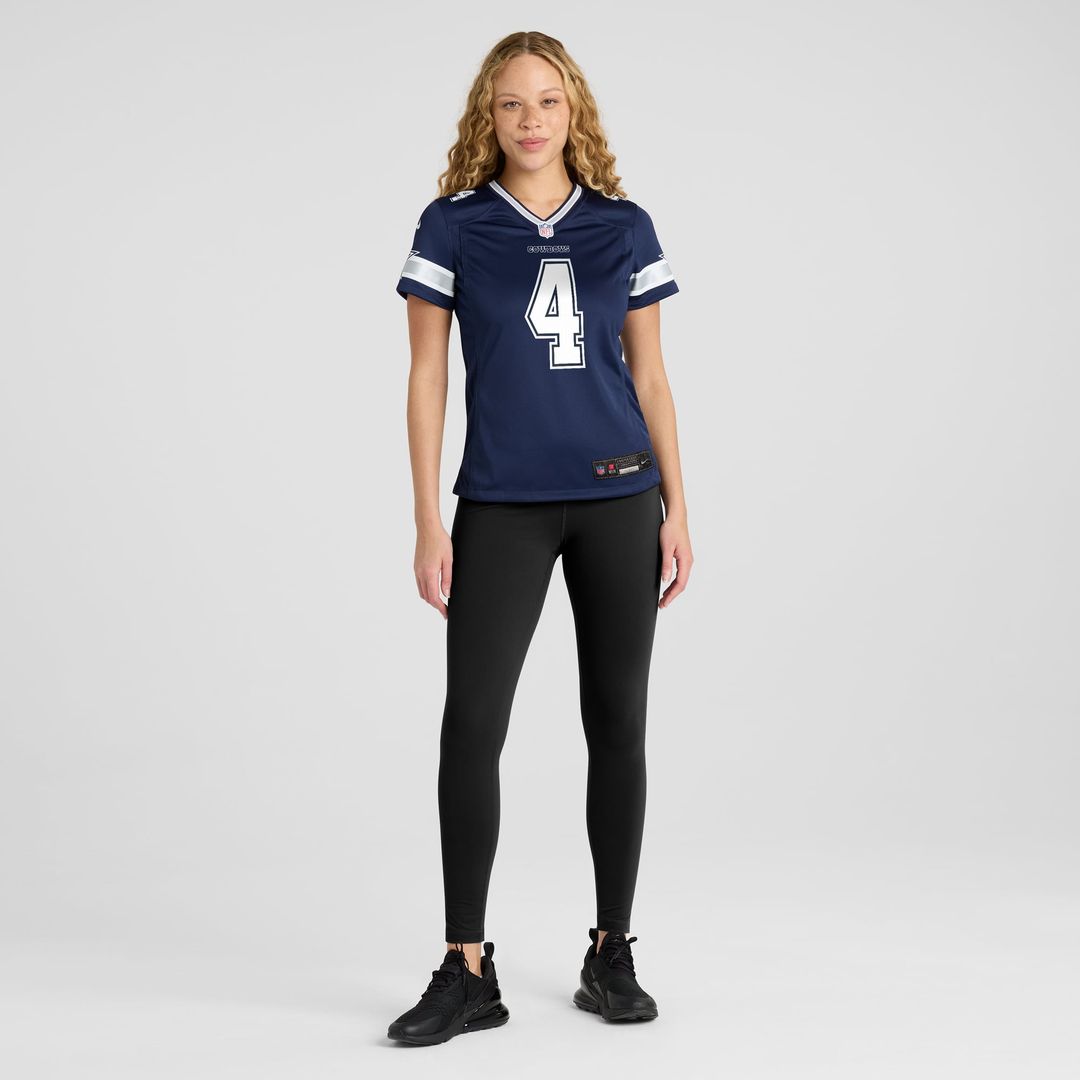 Women's Nike Dallas Cowboys Dak Prescott White Alternate Game NFL Jersey