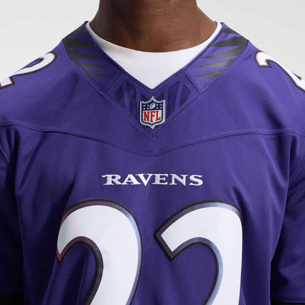 Men's Nike Baltimore Ravens Derrick Henry White Vapor F.U.S.E. Stitched Limited NFL Jersey