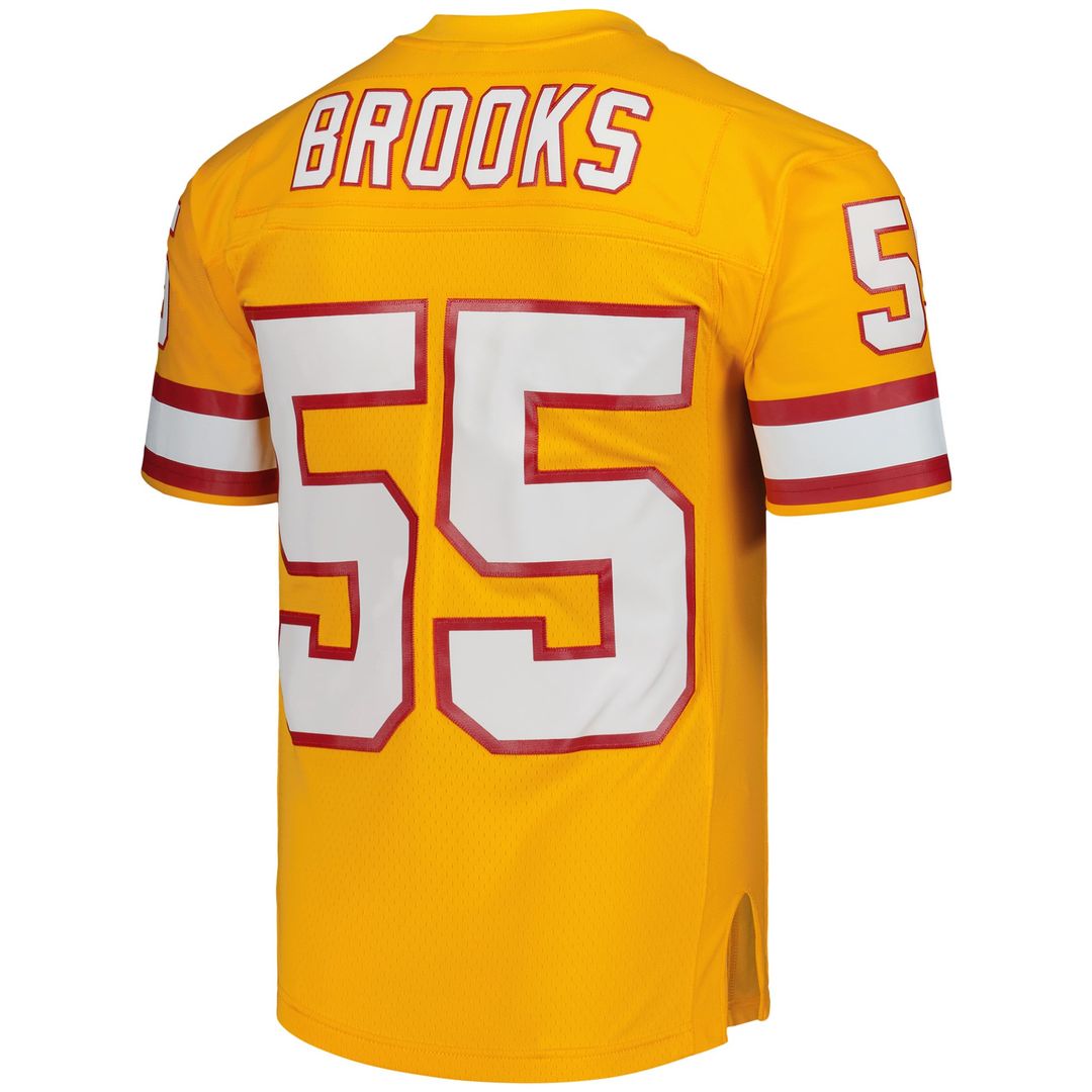 Men's Mitchell & Ness Tampa Bay Buccaneers Derrick Brooks Orange Legacy Replica NFL Jersey