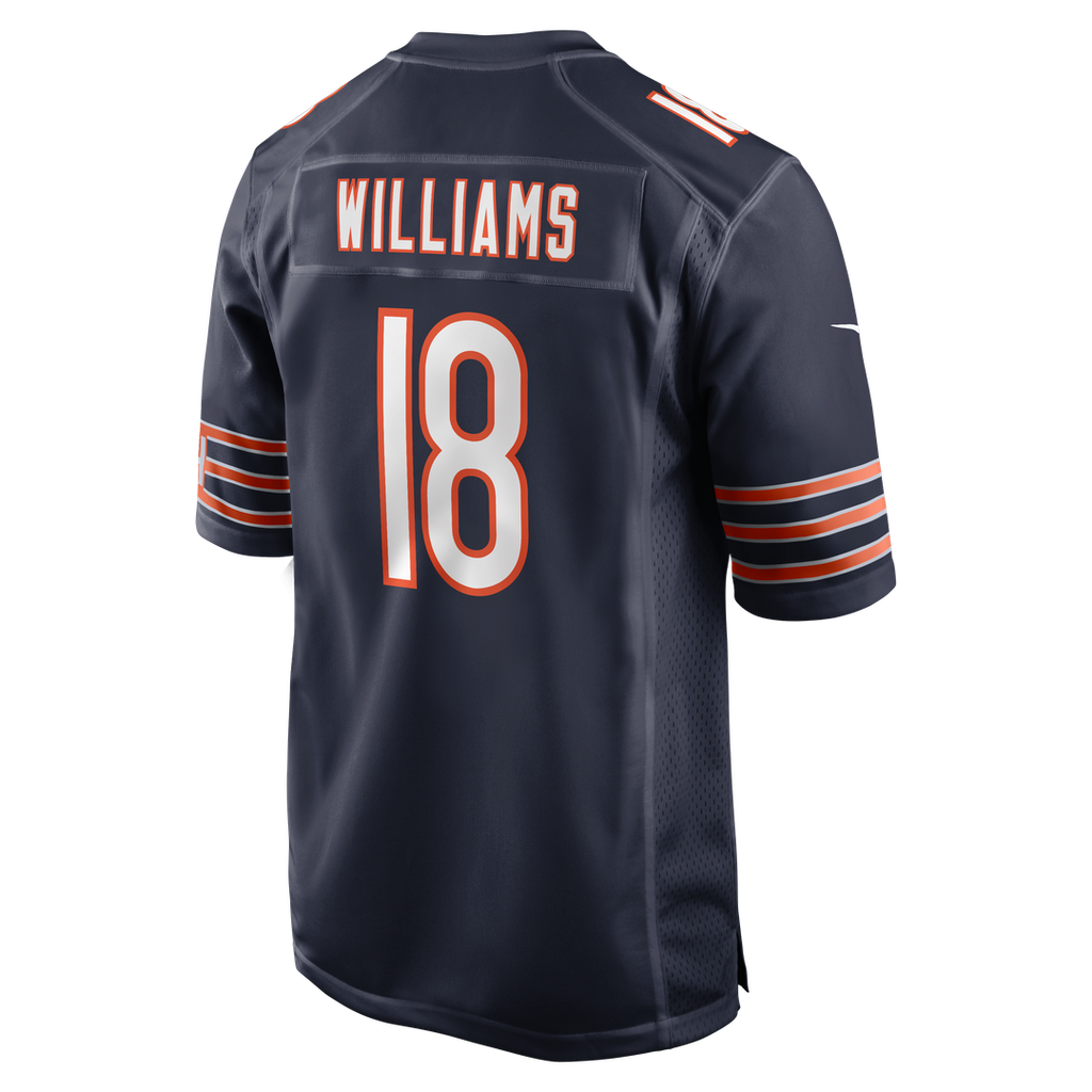 Men's Nike Chicago Bears Caleb Williams Orange Alternate Player Game NFL Jersey