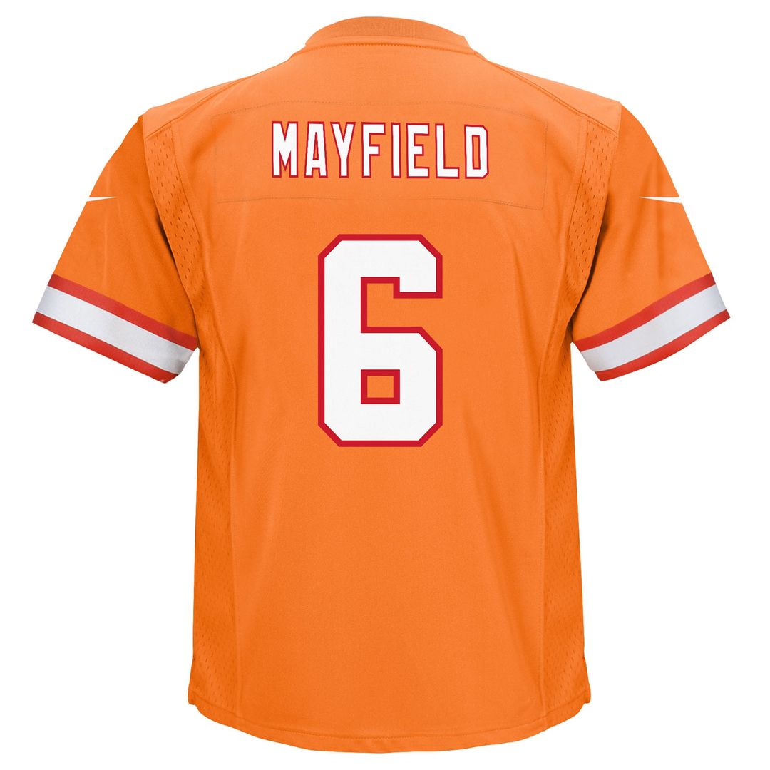Infant Nike Tampa Bay Buccaneers Baker Mayfield Orange Alternate Player Game NFL Jersey