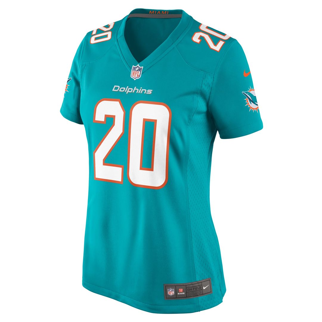 Women's Nike Miami Dolphins Jordyn Brooks Aqua Game NFL Jersey