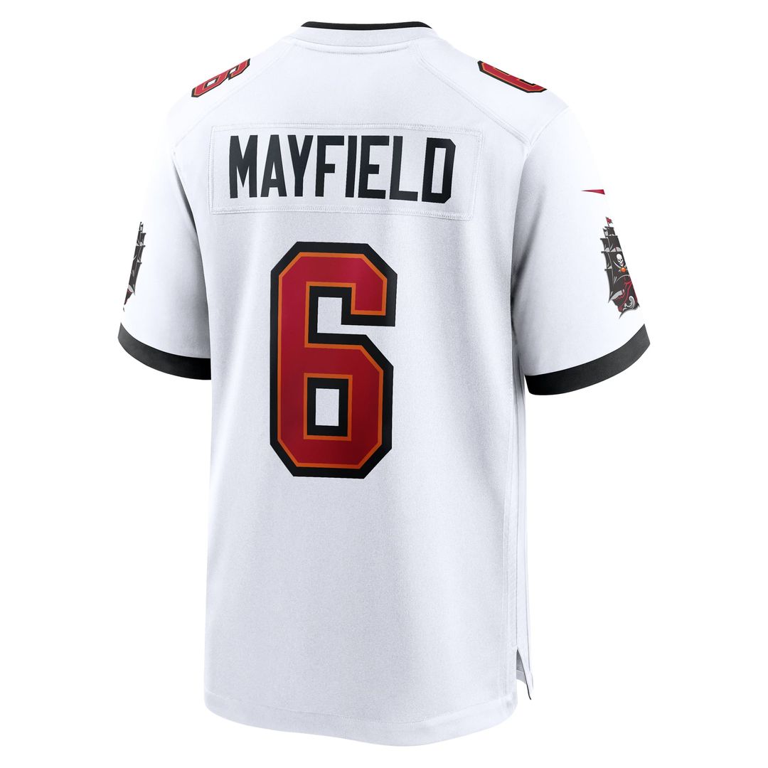 Men's Nike Tampa Bay Buccaneers Baker Mayfield Orange Throwback Game NFL Jersey