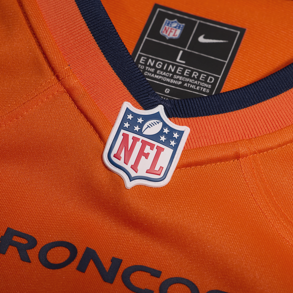 Men's Nike Denver Broncos Talanoa Hufanga Orange Team Game NFL Jersey