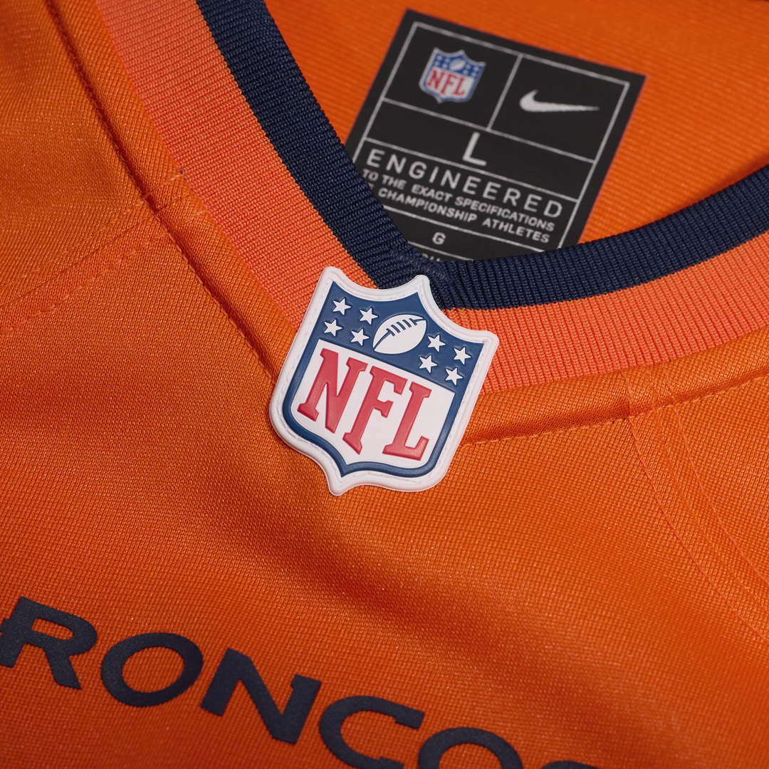 Men's Nike Denver Broncos Talanoa Hufanga Orange Team Game NFL Jersey