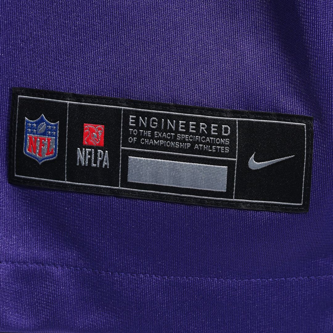 Men's Nike Minnesota Vikings Jordan Addison Purple Game NFL Jersey