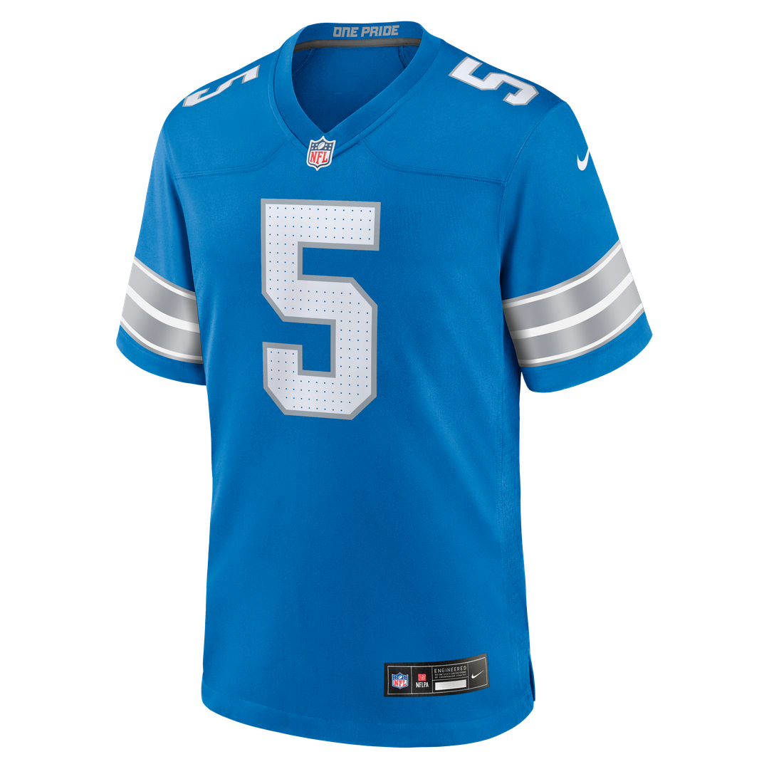 Men's Nike Detroit Lions Teddy Bridgewater Blue Team Game NFL Jersey