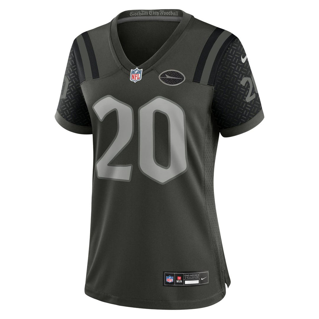 Women's Nike New York Jets Breece Hall Gotham Green 2025 Rivalries Collection Game NFL Jersey