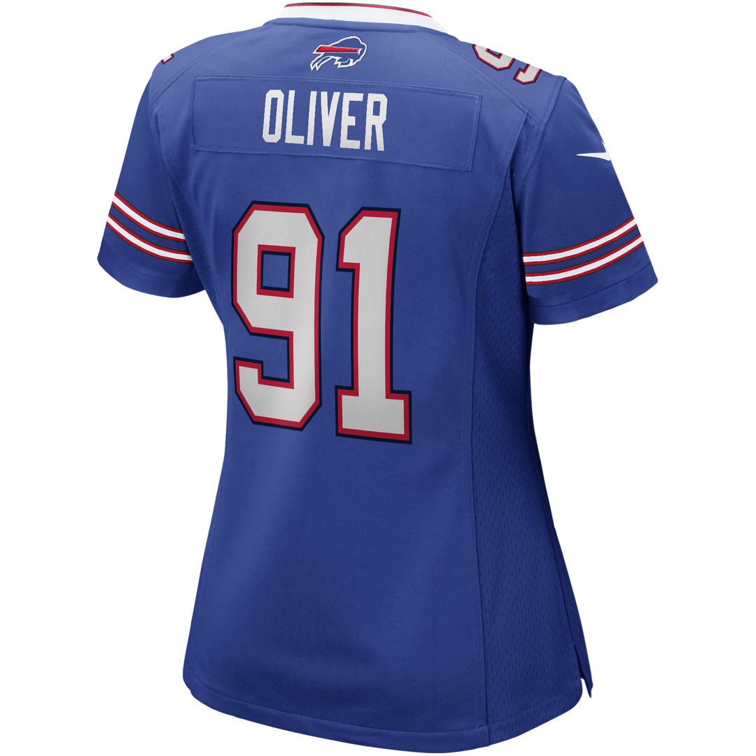 Women's Nike Buffalo Bills Ed Oliver Royal Game NFL Jersey