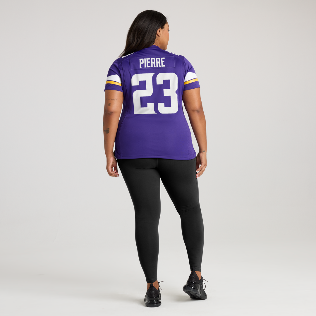 Women's Nike Minnesota Vikings James Pierre Purple Team Game NFL Jersey
