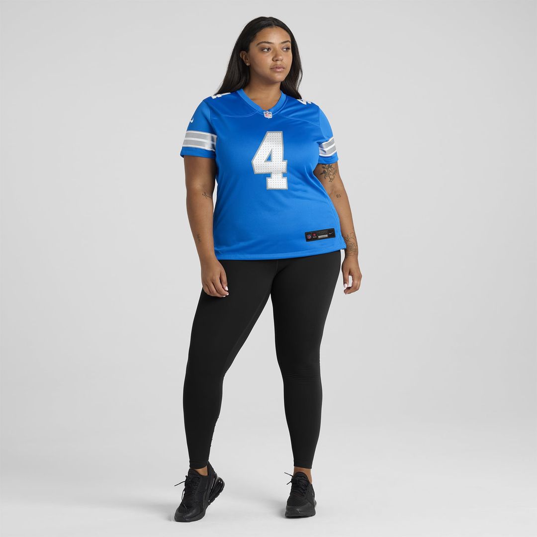 Women's Nike Detroit Lions D.J. Reed Blue Team Game NFL Jersey