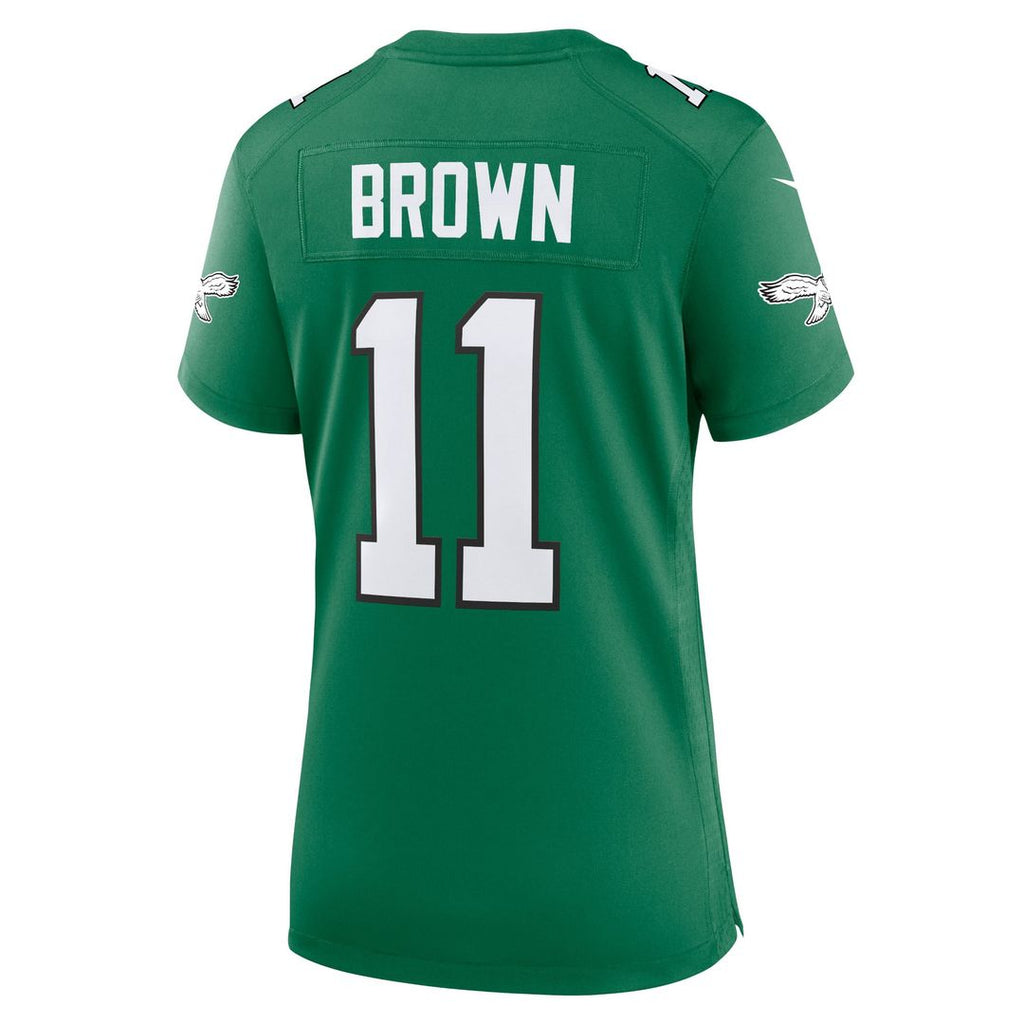 Women's Nike Philadelphia Eagles A.J. Brown Kelly Green Player NFL Jersey
