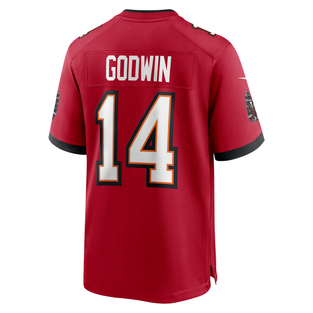 Men's Nike Tampa Bay Buccaneers Chris Godwin Red Game NFL Jersey