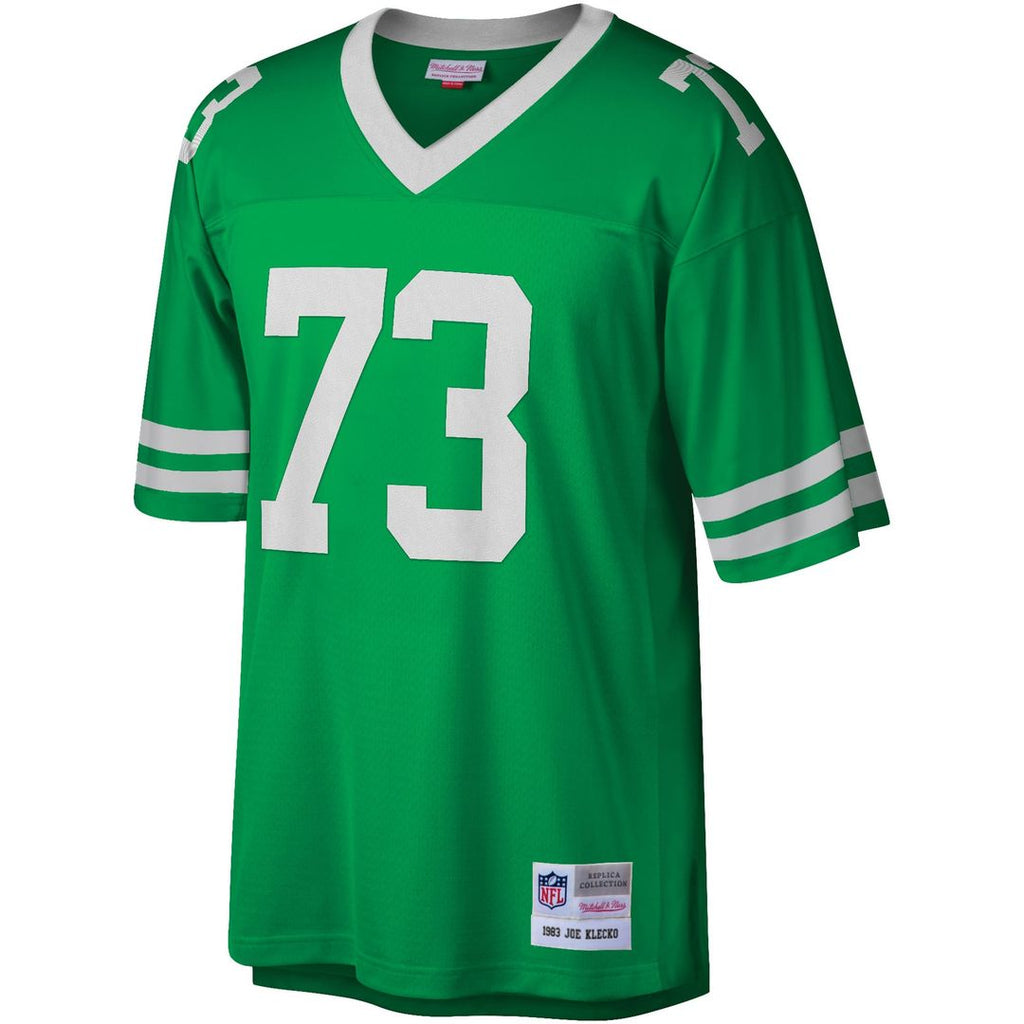 Men's Mitchell & Ness New York Jets Joe Klecko Kelly Green Legacy Replica NFL Jersey
