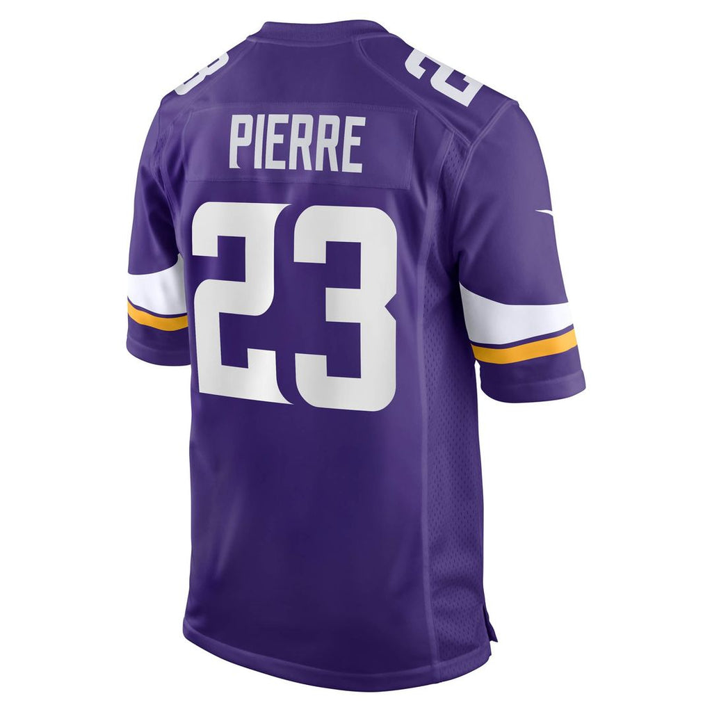 Men's Nike Minnesota Vikings James Pierre Purple Team Game NFL Jersey