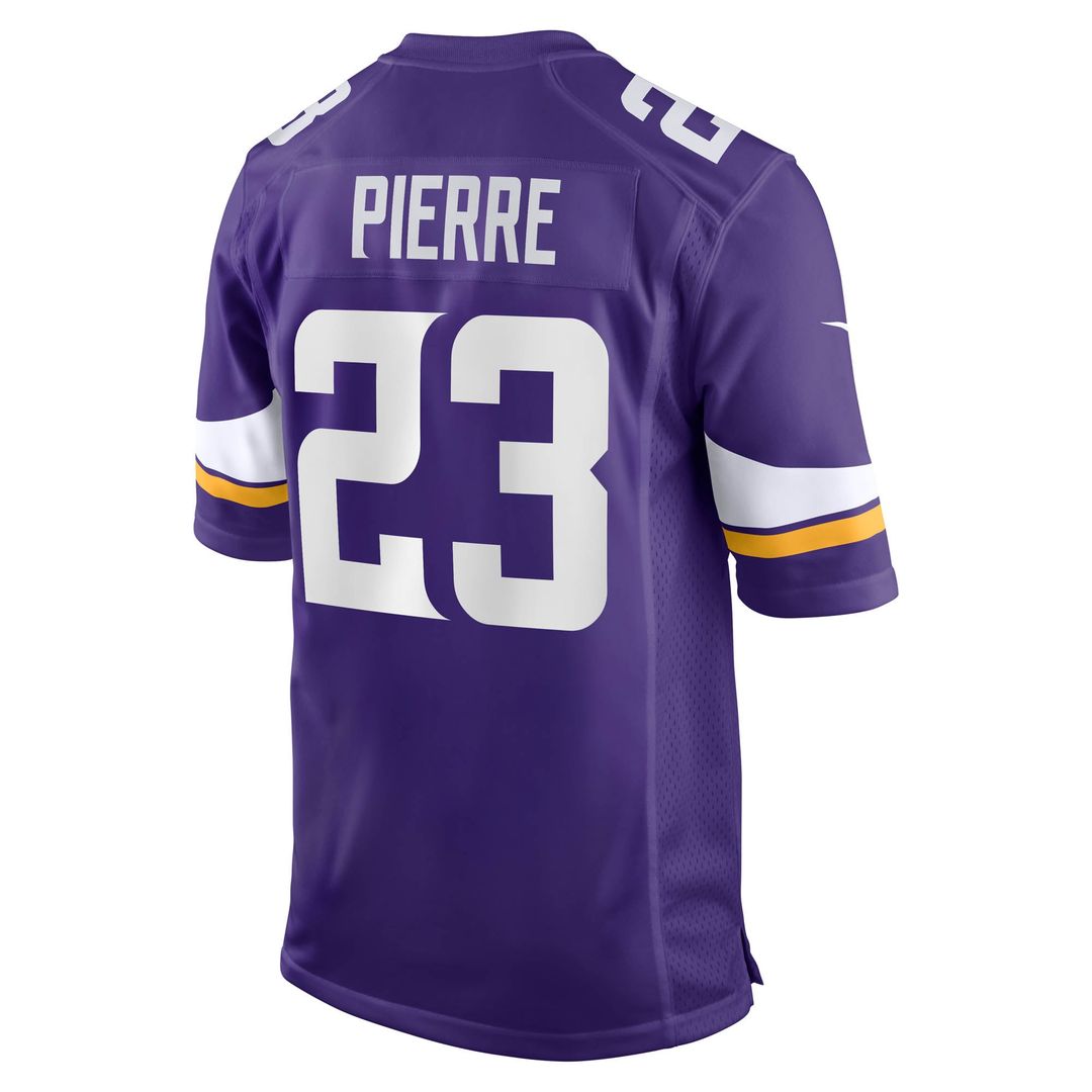 Men's Nike Minnesota Vikings James Pierre Purple Team Game NFL Jersey