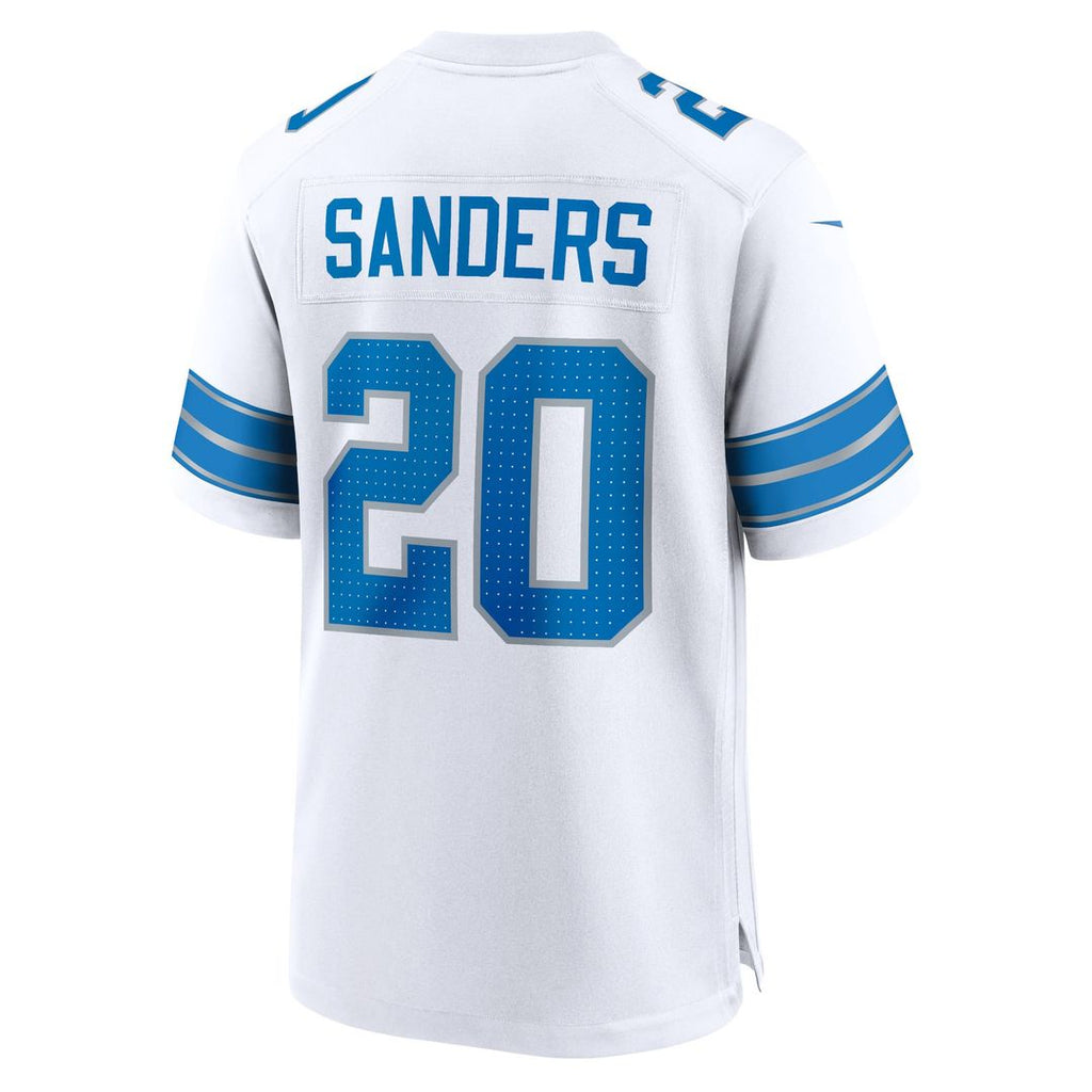 Men's Nike Detroit Lions Barry Sanders Black 2nd Alternate Retired Player Game NFL Jersey