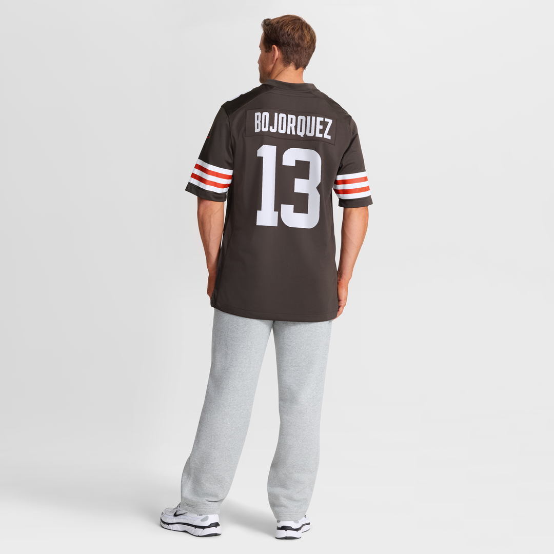 Men's Nike Cleveland Browns Corey Bojorquez Brown Game NFL Jersey