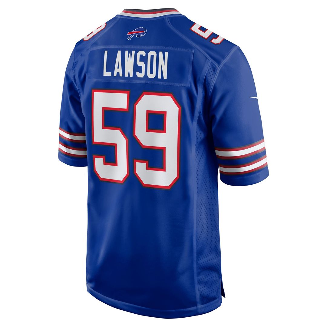 Men's Nike Buffalo Bills Shaq Lawson Royal Team Game NFL Jersey